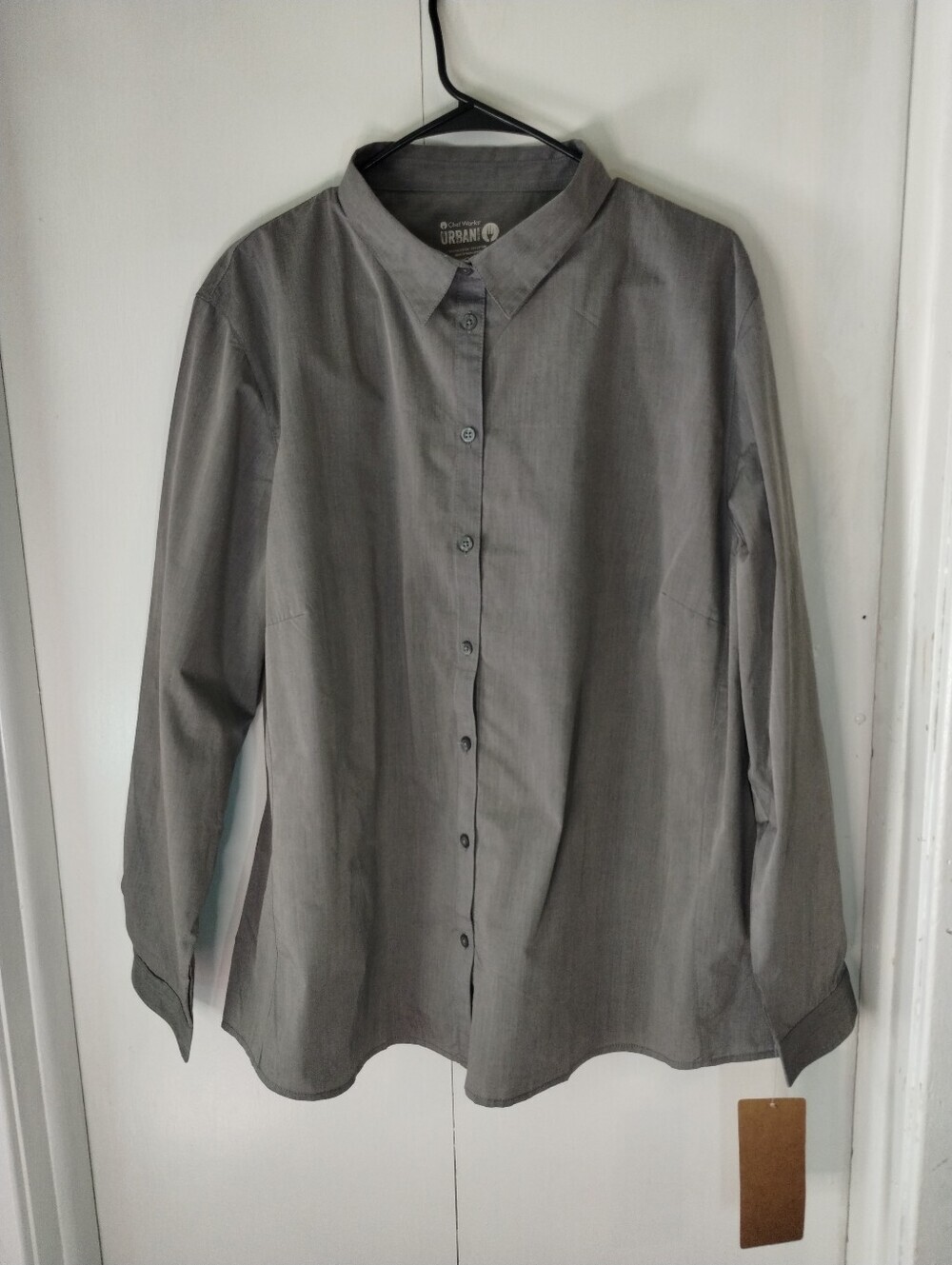 Urban Chef Works Women's Long Sleeves Button Up Size(2XL)